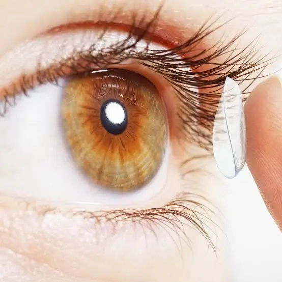 What are contact Lenses made of?