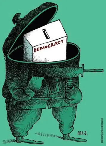 Competency Based Questions Class 9 Politics Chapter 1 MCQs Q.14