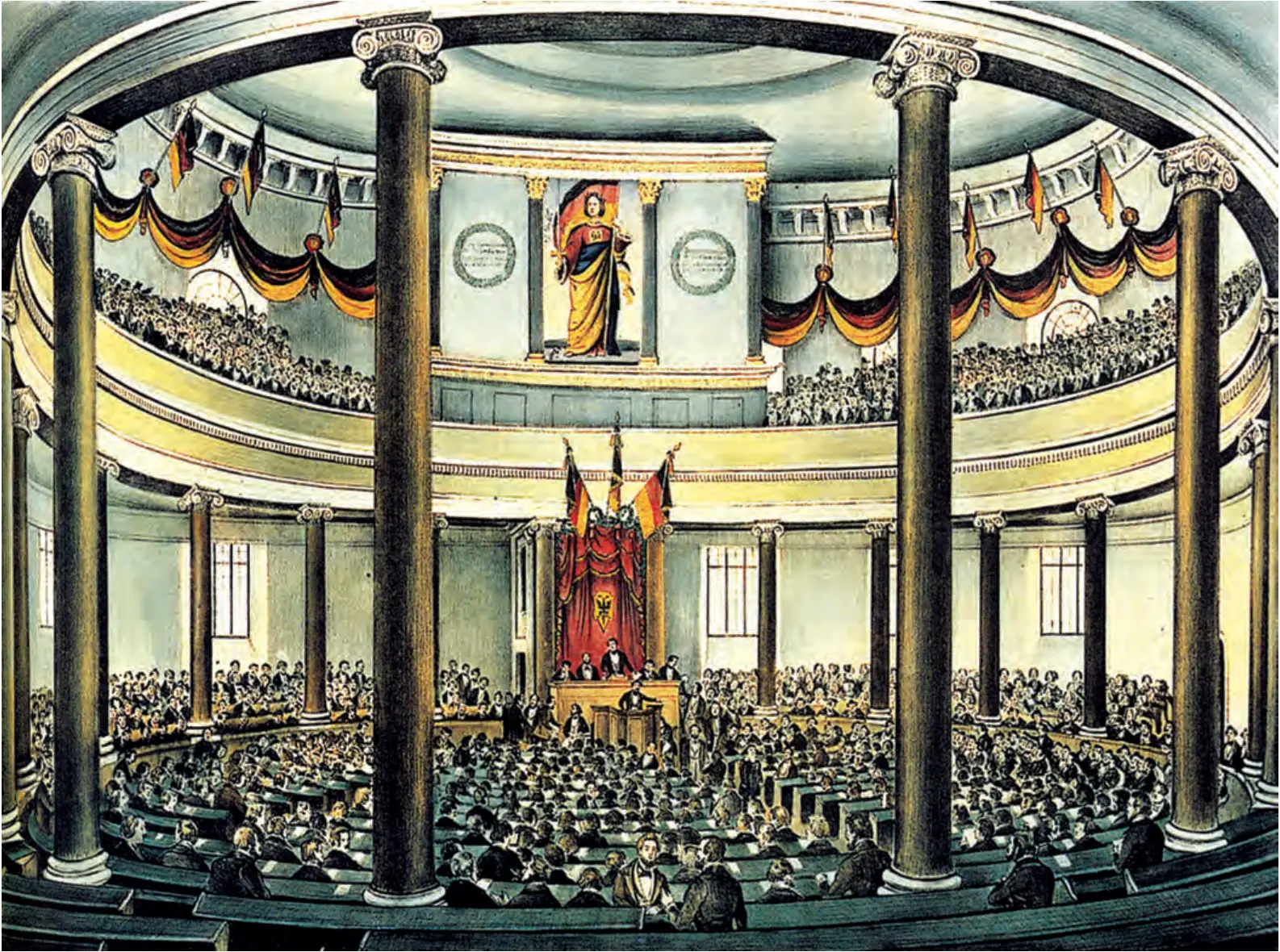 Fig. 10 - Frankfurt Parliament in Church of St Paul