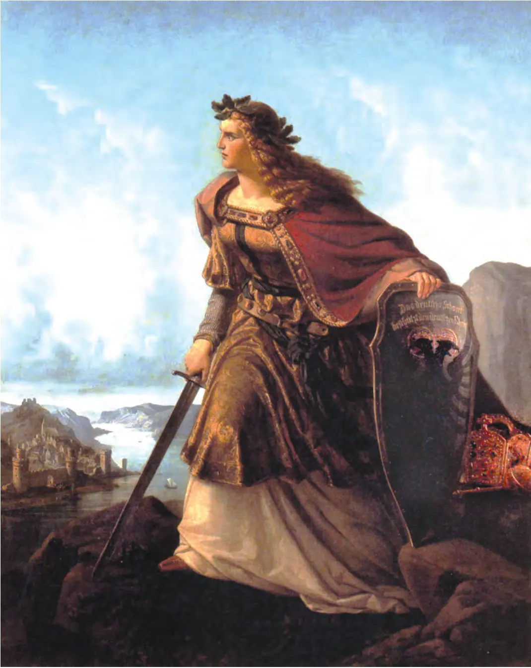 Fig. 19 - Germania guarding the Rhine
