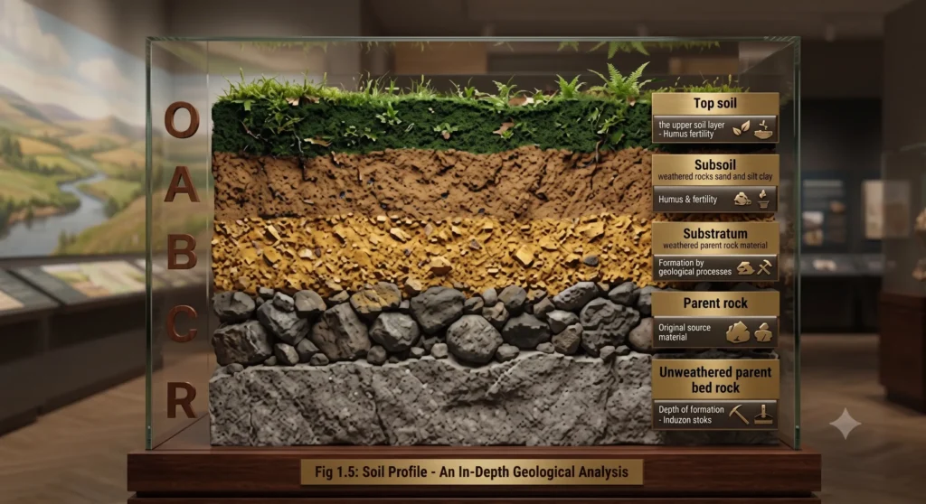Class 10 Geography Chapter 1 – Resources and Development Revision Notes soil profile