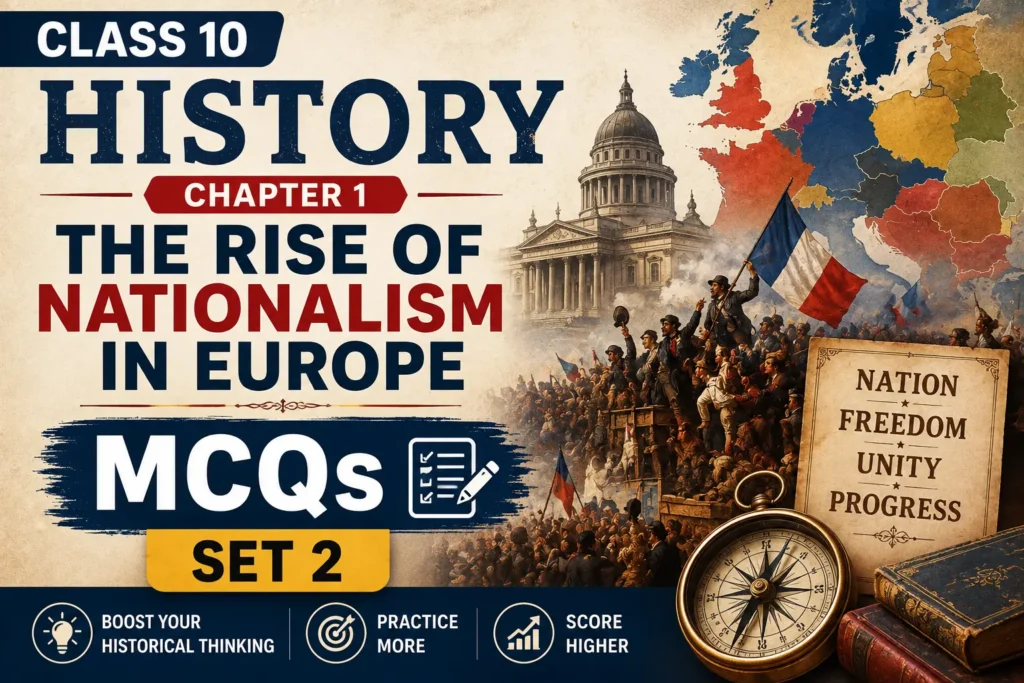 Home class 10 history chapter 1 mcqs the rise of nationalism in europe (set 2) image