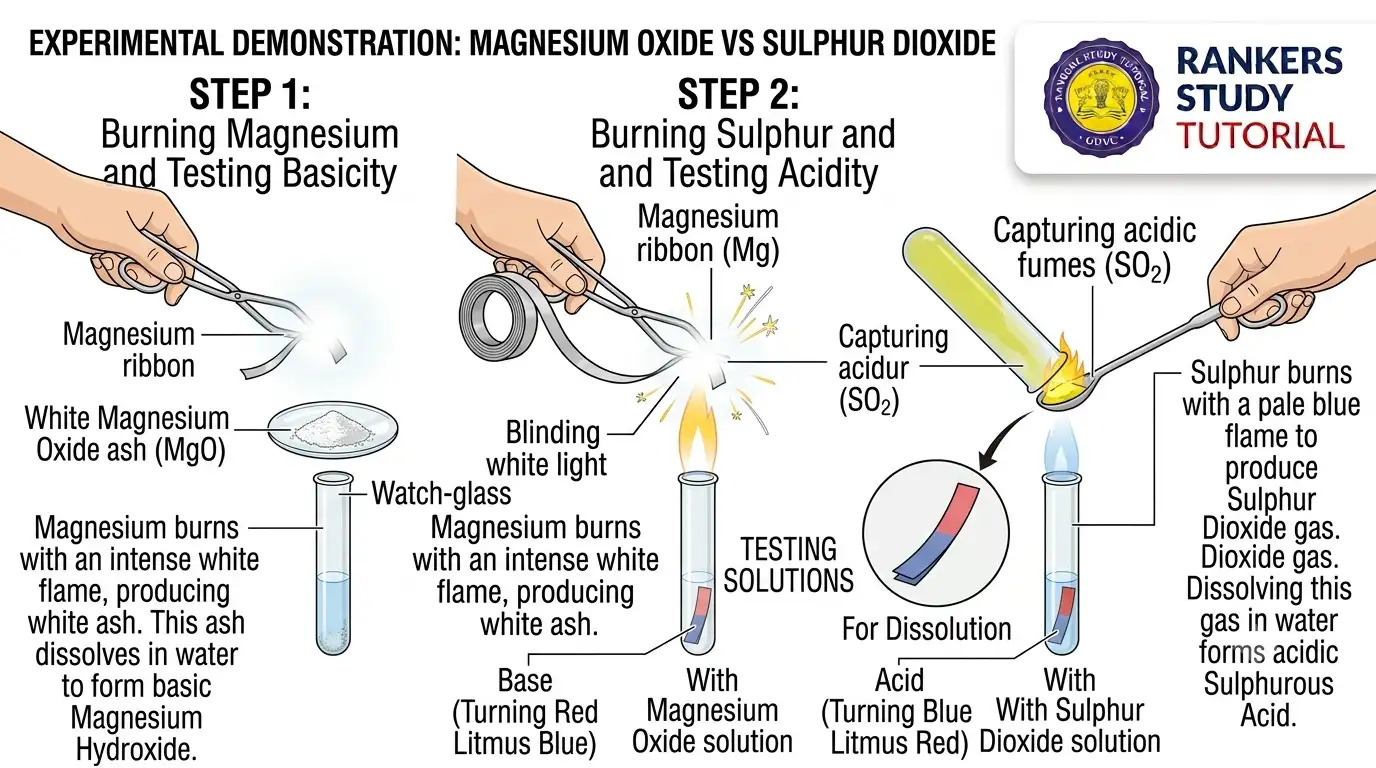 Testing Oxide Solutions with Litmus Paper