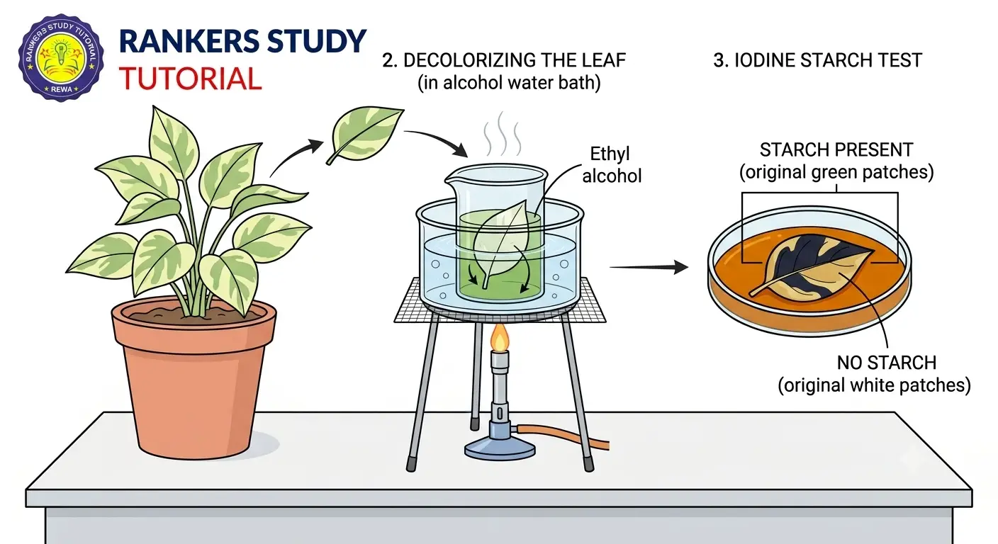 Activity 5.1 Starch Test on Variegated Leaf