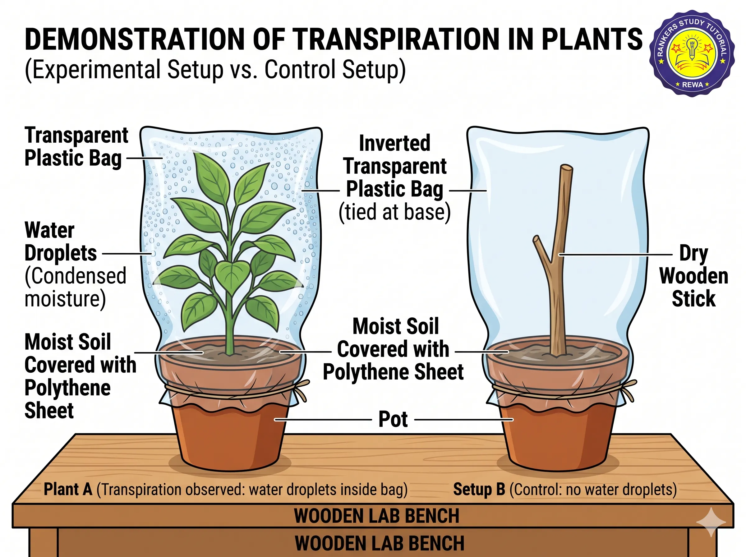 Activity 5.8 Transpiration Experiment Setup