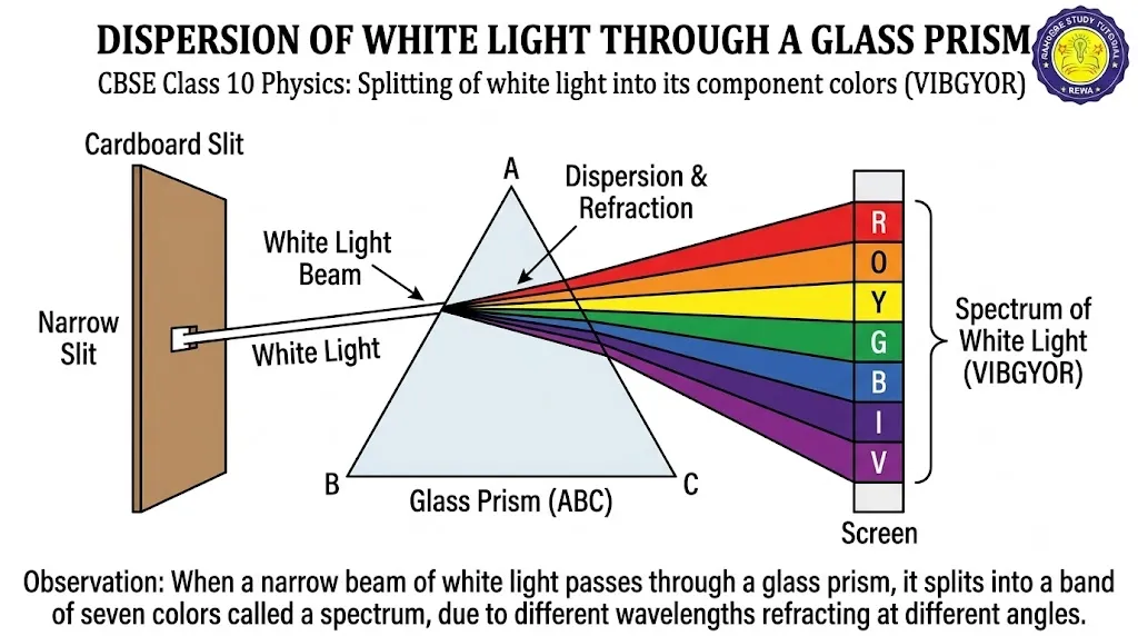 Activity 10.2 Dispersion of White Light by a Glass Prism