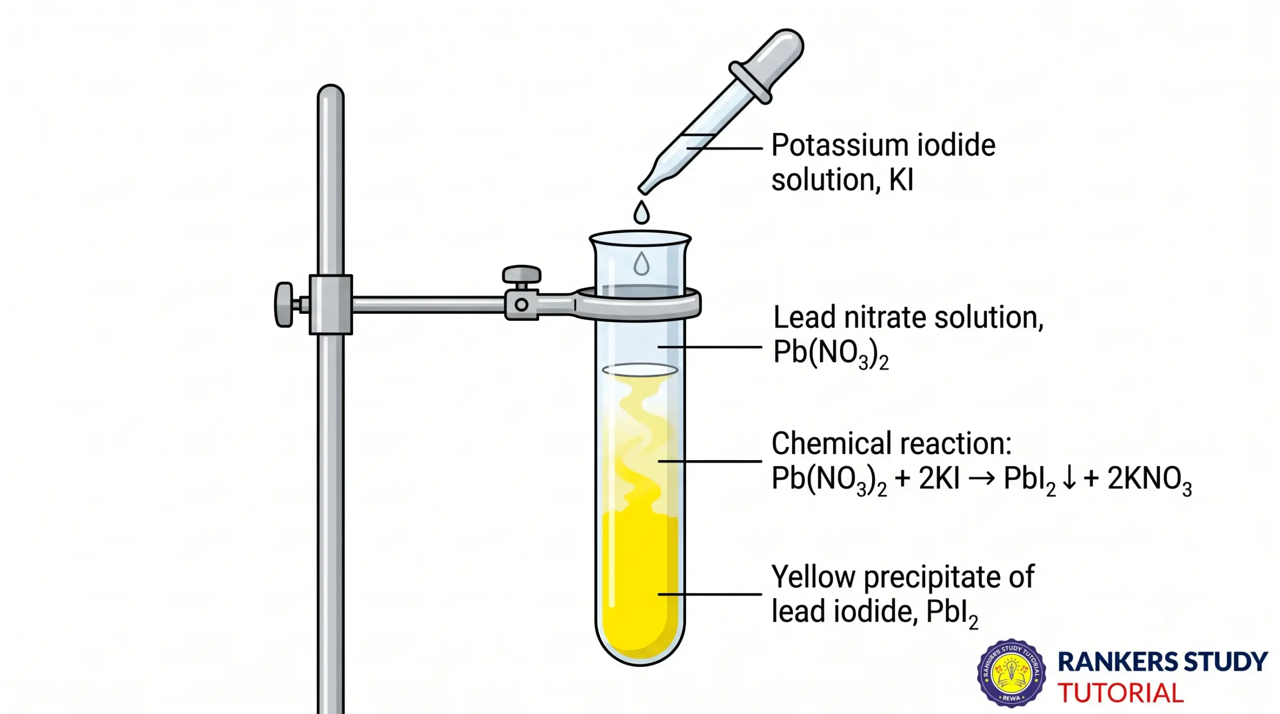Reaction of Lead Nitrate and Potassium Iodide