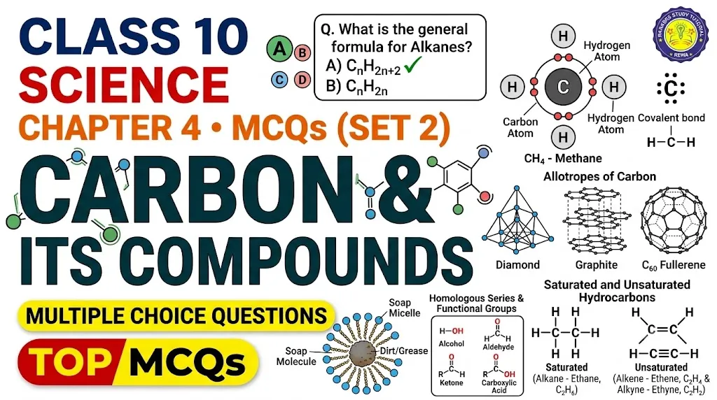 Class 10 Science Chapter 4 MCQs Set 2 - Carbon and its Compounds