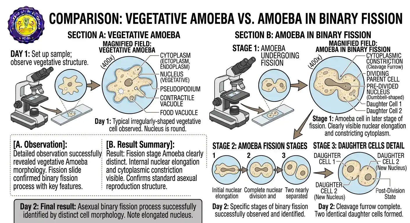 Activity 7.3 Binary Fission in Amoeba Slides