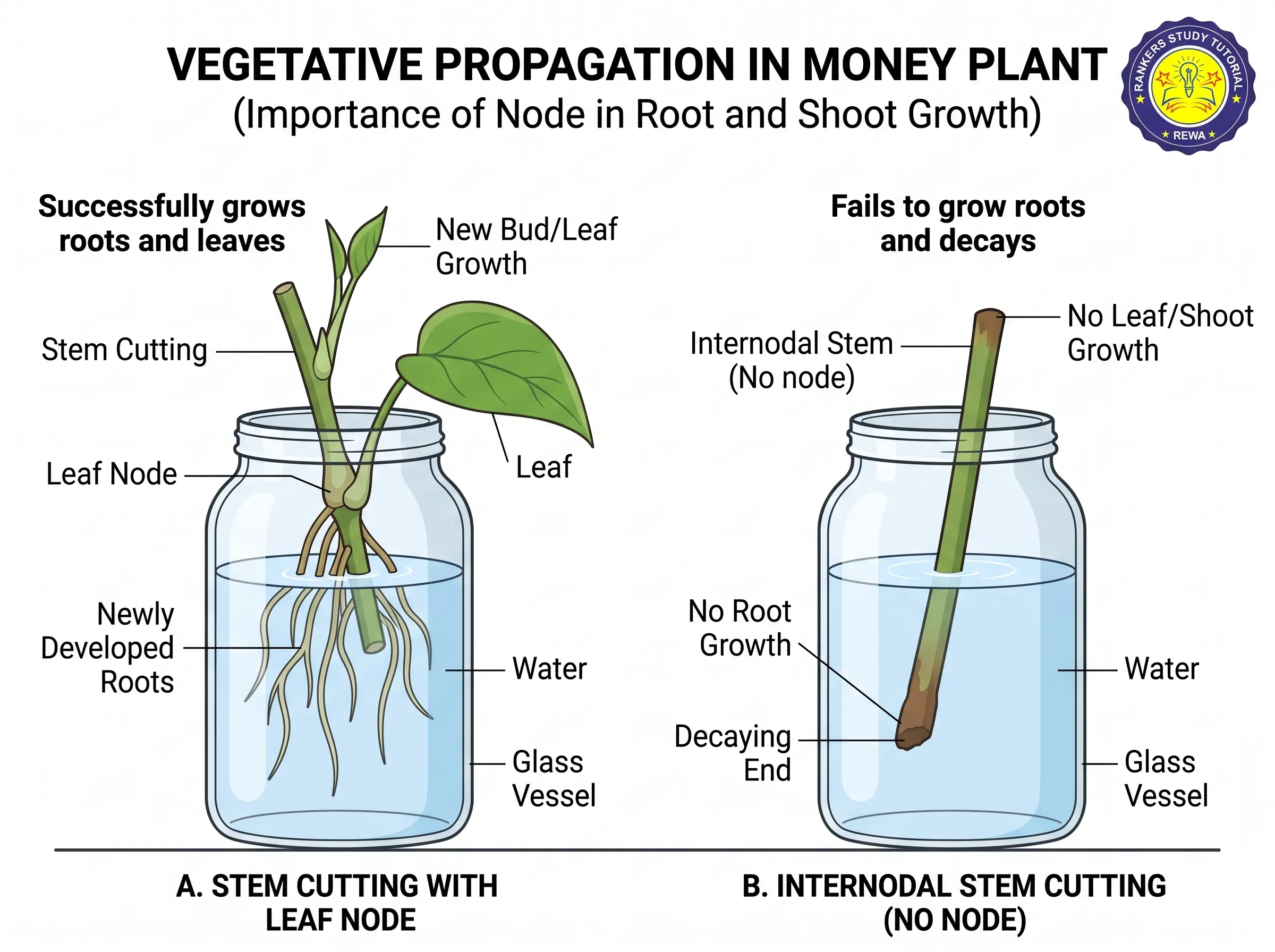 Activity 7.6 Money Plant Stem Cuttings