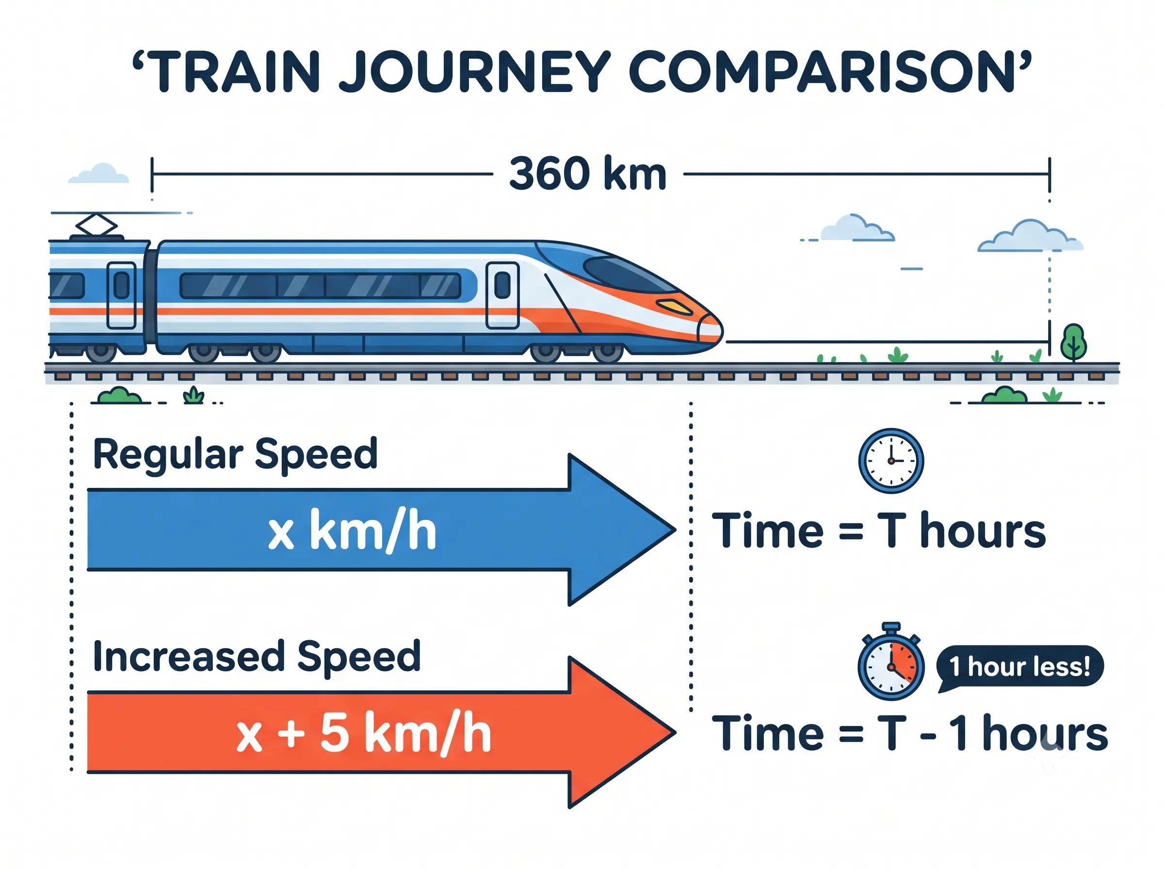 Train Speed and Time Relation