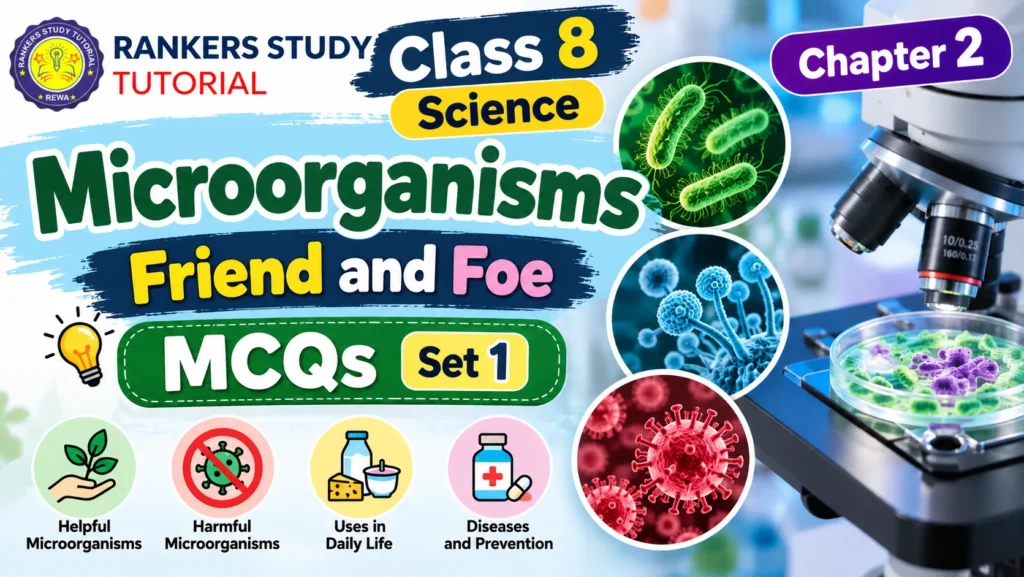 Class 8 Science Chapter 2 Microorganisms MCQs NCERT