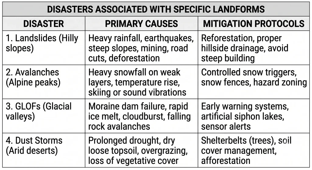 Grade 9 Social Science (Geography) — Chapter 2: Shaping of the Earth's Surface g 09 02 diasasters earth