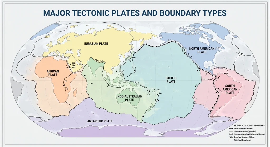 Grade 9 Social Science (Geography) — Chapter 2: Shaping of the Earth's Surface g 09 02 plates of earth