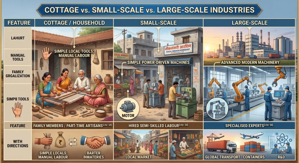 Class 12 Geography (Fundamentals of Human Geography) — Chapter 5: Secondary Activities g 12 05 cottage small